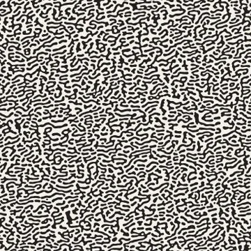 Vector Seamless Grunge Pattern. Black and White Organic Shapes. Messy Spots Stockillustratie