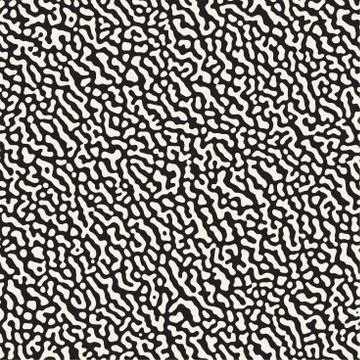 Vector Seamless Grunge Pattern. Black and White Organic Shapes. Messy Spots.. 스톡 일러스트
