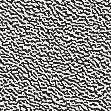 Vector Seamless Grunge Pattern. Black and White Organic Shapes. Messy Spots.. Stockillustratie