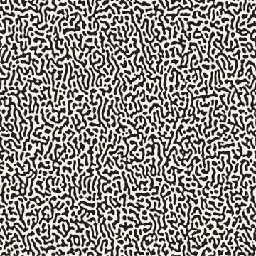 Vector Seamless Grunge Pattern. Black and White Organic Shapes. Abstract Ba.. 스톡 일러스트