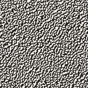 Vector Seamless Grunge Pattern. Black and White Organic Shapes. Abstract Ba.. Illustrazione stock