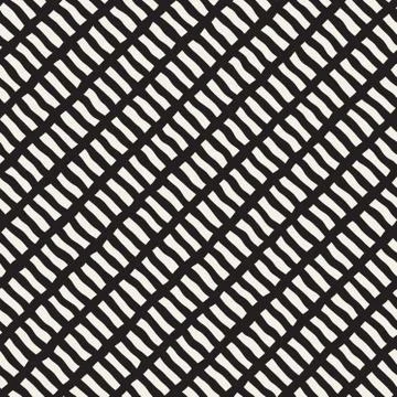 Vector Seamless Hand Drawn Diagonal Lines Rectangles Pattern Stock Illustration