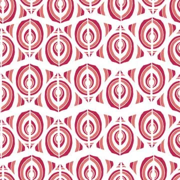 Vector seamless hand drawn triangle pattern. Stock Illustration