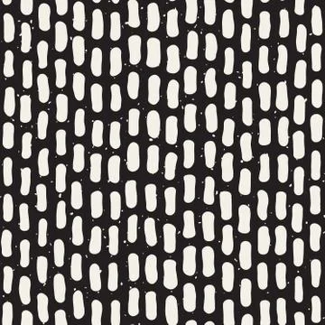 Vector Seamless Hand Drawn Vertical Grunge Dash Strokes Pattern 스톡 일러스트