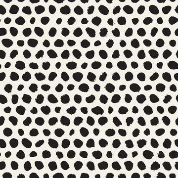 Vector seamless hand-painted pattern. Abstract decorative background with bru Stock Illustration