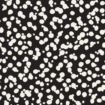 Vector seamless hand-painted pattern. Abstract decorative background with bru Stock Illustration