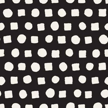 Vector seamless hand-painted pattern. Abstract decorative background with b.. イラスト素材