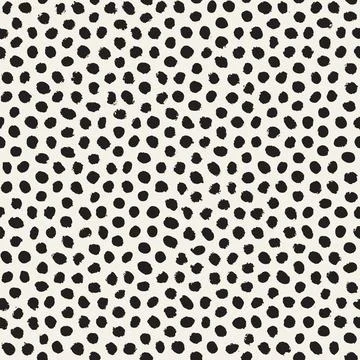 Vector seamless hand-painted pattern. Abstract decorative background with b.. Stock Illustration