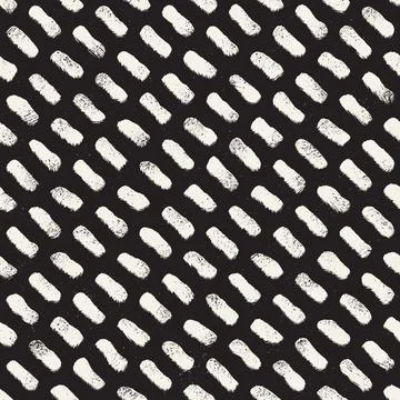 Vector seamless hand-painted pattern. Abstract decorative background with bru Stock Illustration