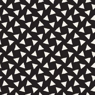 Vector seamless hand-painted pattern. Abstract decorative background with bru イラスト素材