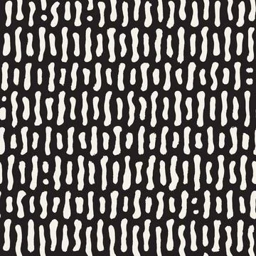 Vector seamless hand-painted pattern. Abstract decorative background with bru Stock Illustration