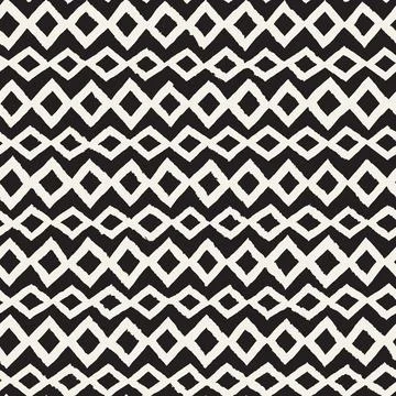 Vector seamless hand-painted pattern. Abstract decorative background with b.. イラスト素材