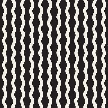 Vector seamless hand-painted pattern. Abstract decorative background with b.. Stock Illustration