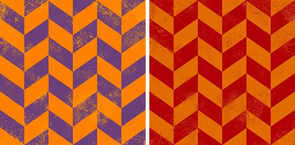 Vector seamless herringbone pattern in vintage style for Halloween party. V.. Stock Illustration