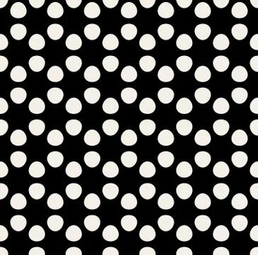 Vector Seamless Hexagonal Circle Rounded Pattern Stock Illustration