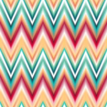 Vector seamless ikat ethnic pattern Stock Illustration