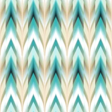 Vector seamless ikat ethnic pattern Stock Illustration