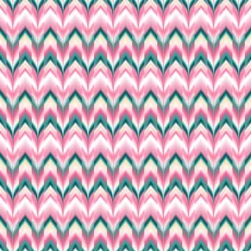 Vector seamless ikat ethnic pattern Stock Illustration
