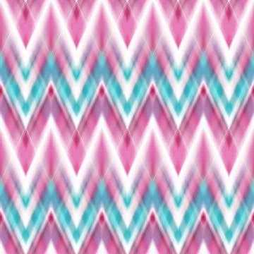 Vector seamless ikat ethnic pattern Stock Illustration