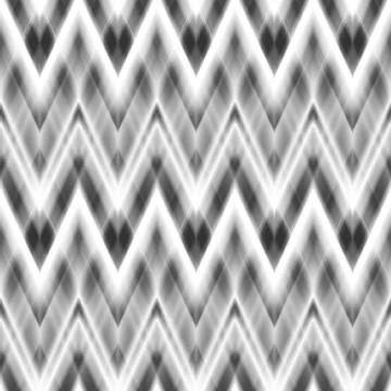 Vector seamless ikat ethnic pattern Stock Illustration
