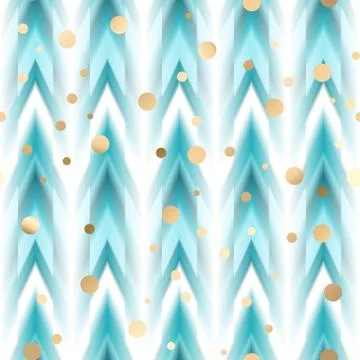 Vector seamless ikat ethnic pattern Stock Illustration