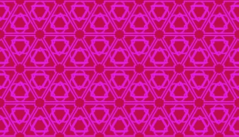 Vector Seamless illustration with curved line. Modern pattern in triangles st Illustrazione stock