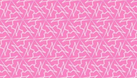 Vector Seamless illustration with curved line. Modern pattern in triangles st Illustrazione stock