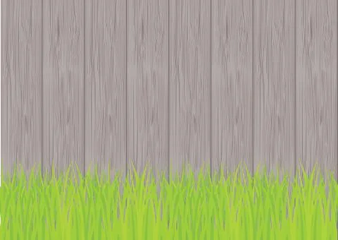 Vector seamless illustration of green grass Stock Illustration