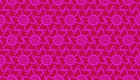 Vector Seamless illustration with pattern in triangles style. Curved line. De Illustrazione stock