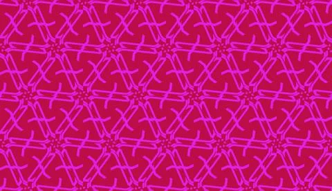 Vector Seamless illustration with pattern in triangles style. Curved line. De Illustrazione stock