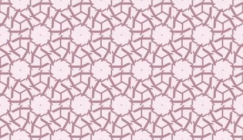 Vector Seamless illustration with pattern in triangles style. Curved line. De Stockillustratie