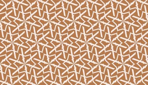 Vector Seamless illustration with pattern in triangles style. Curved line. De Stockillustratie