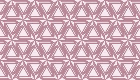Vector Seamless illustration with pattern in triangles style. Curved line. De Stock Illustration
