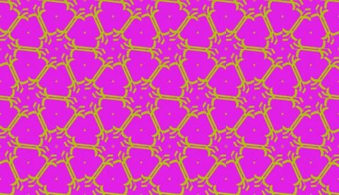 Vector Seamless illustration with pattern in triangles style. Curved line. De Illustrazione stock