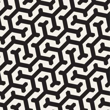 Vector Seamless Interlacing Lines Pattern. Repeating Geometric Background With 스톡 일러스트