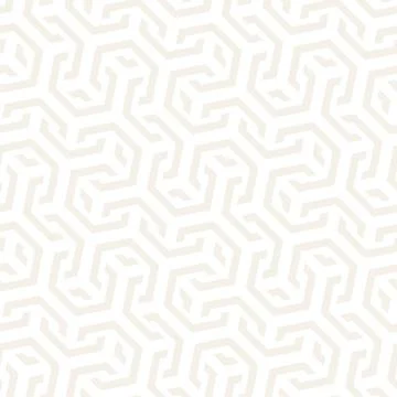 Vector Seamless Interlacing Lines Pattern. Repeating Geometric Background With Stock Illustration