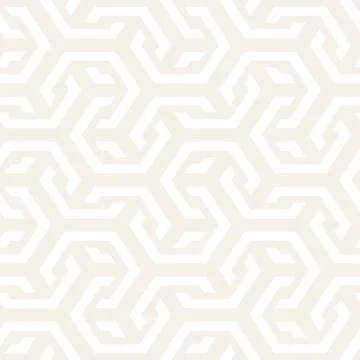 Vector Seamless Interlacing Lines Pattern. Repeating Geometric Background With Stock Illustration
