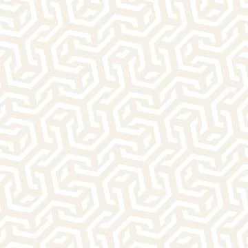 Vector Seamless Interlacing Lines Pattern. Repeating Geometric Background With Stock Illustration