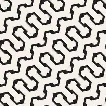 Vector Seamless Interlacing Lines Pattern. Repeating Geometric Background With 스톡 일러스트