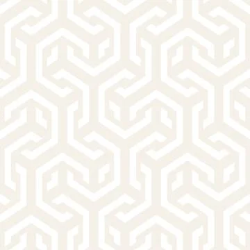 Vector Seamless Interlacing Lines Pattern. Repeating Geometric Background With Stock Illustration