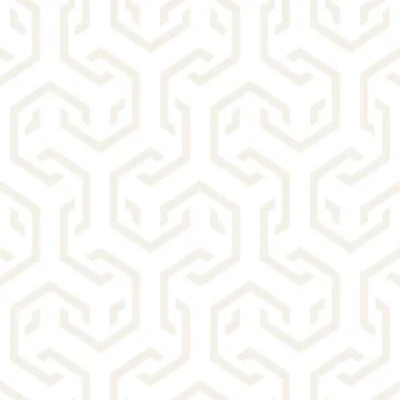 Vector Seamless Interlacing Lines Pattern. Repeating Geometric Background With Stock Illustration
