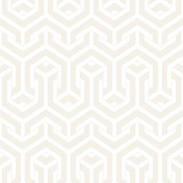 Vector Seamless Interlacing Lines Pattern. Repeating Geometric Background With Stock Illustration