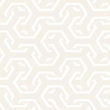 Vector Seamless Interlacing Lines Pattern. Repeating Geometric Background With Stock Illustration