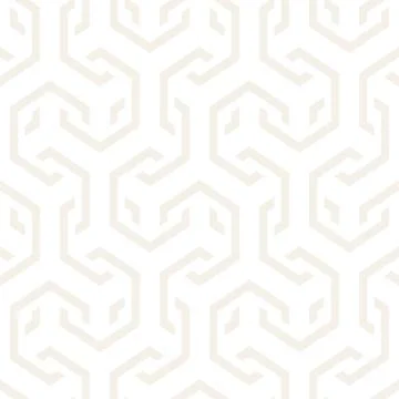 Vector Seamless Interlacing Lines Pattern. Repeating Geometric Background With Stock Illustration