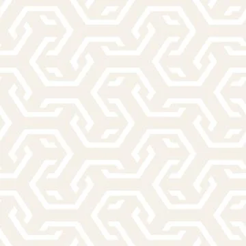 Vector Seamless Interlacing Lines Pattern. Repeating Geometric Background With Stock Illustration