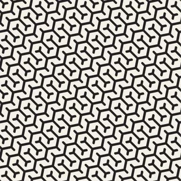 Vector Seamless Interlacing Lines Pattern. Repeating Geometric Background W.. Stock Illustration