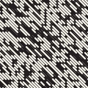 Vector Seamless Irregular Lines Grid Pattern. Trendy Monochrome Texture. Ab.. Illustrazione stock
