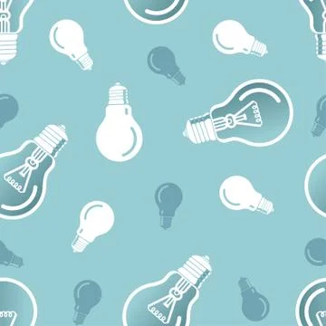 Vector seamless lamp pattern. Eps10 库存插图