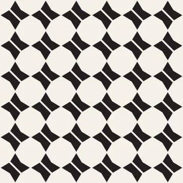 Vector seamless lattice pattern. Modern stylish texture. Repeating geometri.. Stock Illustration