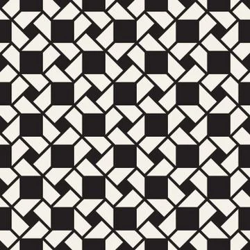 Vector seamless lattice pattern. Modern abstract texture. Repeating geometric Stock Illustration